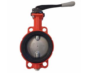 Vanne papillon à brides pour eau Abo Valve 924B032/40 avec levier