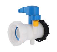 Vanne papillon de jardin Active/intégrée en plastique DN40/DN50/DN80, pour récipient de réservoir d'eau IBC, interrupteur 1000L, adaptateur de réservoir IBC DN 80