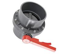 Vanne Papillon En PVC, Type À Emboîtement Soudé, 90mm, 110mm, 125mm, 160mm, 200mm, Poignée À Levier Manuelle, Conception Monobloc For Systèmes D'irrigation.(Plastic handle,110mm)