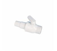 EDENEA Vanne Robinet 1/4 De Tour Piscine Hors Sol - Adaptateur - A Emboiter pour Tuyau 32mm 38mm - A Visser Filetage 1" 1/2 M