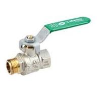 Vanne poignée verte mâle femelle 20/27 - SFERACO - 528005 Gris G