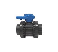 Vanne pvc double union à coller 50mm Fip VIB50C