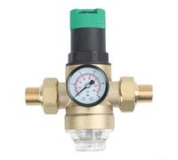 Vanne réductrice de pression pour systèmes d'eau Honeywell Construction en laiton avec fonctions réglables et manomètre visuel (1,27 cm)