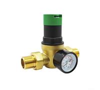 Vanne réductrice de pression réglable en laiton pour canalisation d'eau pour stabilisateur avec contrôle manuel, portée de 1 à 6 kg et corps forgé en taille 1/2" (3/4)
