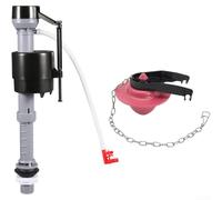 Vanne Remplissage WC Entrée Bas Silencieuse Ajustable(A) | Mécanisme aiguille, débit pour précis, silencieux, entrée bas, compatible réservoirs
