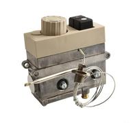Vanne thermostatique à gaz commerciale 100-340 C | Construction en métal, entrée maximale de 50 mbar, fonctionnement sûr, qualité commerciale, design robuste