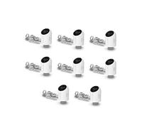Vanne thermostatique connectée HomeFlow TRV - Lot de 8 - Programmable - Compatible Google Home Alexa