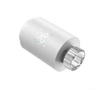 Vanne Thermostatique Connectée Wifi pour tuya Programmable Vanne(White) | Contrôle via app pour tuya, réglage à distance, compatible Wifi, programmation flexible, économie d'énergie