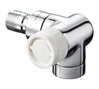 vanne thermostatique Oventrop série E 1163483 angle d'angle, droite, préréglage en continu, DN 15, laiton, construction en acier inoxydable
