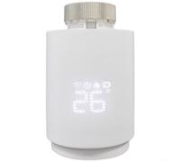 Vanne Thermostatique pour zigbee Smart Contrôle Vocal Vanne Thermostatique | Contrôle vocal mains libres, modes manuel/auto/éco, compatible assistants vocaux, réglage température facile