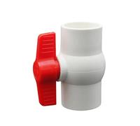 Vannes À Bille En PVC, Interrupteur Vis, Tuyau D'alimentation Eau Plastique DN20/25/32/40/50/63/75/90/110, D'arrêt D'eau, Commutateur De Vanne(DN80,White)