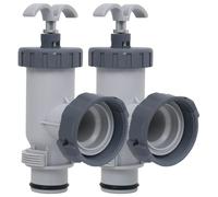 Vannes à piston de piscine 2 pcs