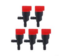 Vannes Carburant 90° Lot de 5 ABS Résistant | ABS pour robuste, résistance à l'usure, contrôle pour précis du flux, pour idéal moteurs exigeants, mat