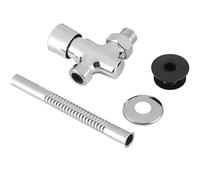 Vannes d'arrêt automatique pour urinoir de toilettes en alliage de zinc résistant - Vannes de chasse manuelles pour toilettes - Installation facile - Chasse à retard manuelle en alliage de zinc