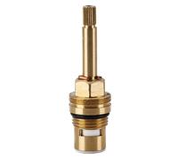 Vannes De Robinet De Rechange, Tige En Céramique En Laiton Cartouche De Robinet De Robinet Quart Insère Presse-étoupe Tourner 1/2" Pour Robinet De Cuisine De Salle De Bain