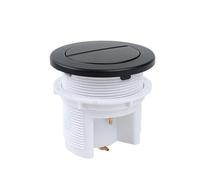 Vannes de vidange générales à double bouton pneumatique Porte de vidange en cuivre ABS de grand diamètre adaptée à divers réservoirs de toilettes Vannes de réservoirs de toilettes de grand diamètre