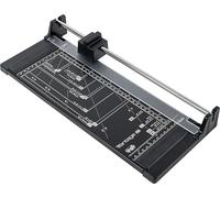 Dahle Vantage 50 Rotary Trimmer, 12" Cut Length, 5 Sheet Capacity, Self-Sharpening, Automatic Clamp, German Engineered Paper Cutter