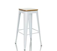 VANTAGGIO HIGH WS - Tabouret de bar Blanc