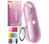 Vantamo Alarme Personnelle Anti Agression 130dB avec Double Haut-Parleur, Flash LED Puissant et Indicateur de Batterie Faible, Kit Defense Femme Compact pour Auto Defense avec Porte-clés pour Sac