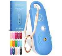 Vantamo Alarme Personnelle Anti Agression 130dB avec Double Haut-Parleur, Flash LED Puissant et Indicateur de Batterie Faible, Kit Defense Femme Compact pour Auto Defense avec Porte-clés pour Sac