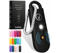 Vantamo Alarme Personnelle Anti Agression 130dB avec Double Haut-Parleur, Flash LED Puissant et Indicateur de Batterie Faible, Kit Defense Femme Compact pour Auto Defense avec Porte-clés pour Sac
