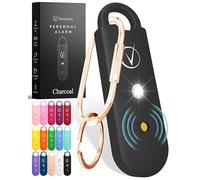 Vantamo Alarme Personnelle Anti Agression 130dB avec Double Haut-Parleur, Flash LED Puissant et Indicateur de Batterie Faible, Kit Defense Femme Compact pour Auto Defense avec Porte-clés pour Sac