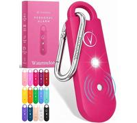 Vantamo Alarme Personnelle Anti Agression 130dB avec Double Haut-Parleur, Flash LED Puissant et Indicateur de Batterie Faible, Kit Defense Femme Compact pour Auto Defense avec Porte-clés pour Sac