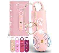 Vantamo Alarme Personnelle Anti Agression 130dB avec Double Haut-Parleur, Flash LED Puissant et Indicateur de Batterie Faible, Kit Defense Femme Compact pour Auto Defense avec Porte-clés pour Sac