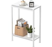 Vantimo Table D'appoint étroite, PetiteTable avec étagères étroites et Rangement Armoires Organisatrices D'appoint pour Canapé Espaces étroits pour Salon Chambre Cuisine Balcon Bureau