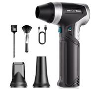 VANTRUE POWER T800 Souffleur Air Comprimé - 800G Pression max, souffleur puissant sans fil, moteur sans balais rechargeable et durable, 3 vitesses réglables pour clavier, voiture, maison, ter
