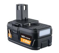 VANTTECH P108 Batterie Li-ion de rechange pour Ryobi P108 RB18L50 RB18L40 RB18L25 BPL-1815 BPL-1820G BPL18151 BPL1820 P104 P105 P107 Remplacement pour Ryo Appareils bi ONE+ avec affichage LED