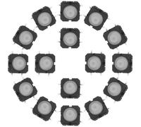 VANZACK 20 Pièces Bouton-poussoir Miniature Étanche pour Pcb, Montage en | Contrôles Industriels et Dispositifs Intelligents, Plastique Silicone, Installation Facile, Réponse Tactile