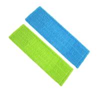 VANZACK 2pcs Lingettes de Rechange pour Balai en Polaire Corail 40x12cm Absorbant Saleté et Cheveux pour Nettoyage Maison et Hôtel