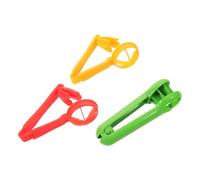 VANZACK 3 Pièces Coupe-fruits Manuel Tomates Raisins Fraises, Tranches | Acier Inoxydable et Plastique, Rinçage Facile, Manipulation Pratique, Préparation de Collations, Fruits et Œufs Durs