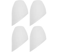 VANZACK Abat-jour en plastique lot de 4 pour lampe de plafond salon chambre diffuseur lumineux décoratif blanc