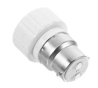 VANZACK Adaptateur de Douille de Lampe B22 vers Gu10 en Céramique Blanche Conversion Stable pour Éclairage Domestique et Prise Flexible en PC