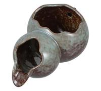 VANZACK Bec de Circulation pour Fontaine en Céramique, Sortie en U | Bol D’eau et Jardin, Ouverture Supérieure 6,5cm X 5cm, Tuyau 10mm Extérieur 8mm Intérieur