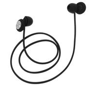 VANZACK Bouchons D'oreilles en Silicone du Bruit pour Dormir Noir | Moulage aux Contours de L'oreille, Protection Auditive, Usage Concerts et Sommeil, avec Cordon, Étui Portable