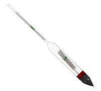 VANZACK Hydromètre en Verre pour Eau Salée Précis, Mesure Gravité Spécifique Salinité, pour Aquarium et Élevage Aquatique Professionnel