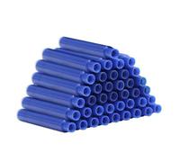 VANZACK Lot de 100 Cartouches D'encre Effaçable pour Stylos-plumage de Calligraphie, Séchage Rapide, Recharge Remplaçable en Plastique Bleu, pour L'école Bureau