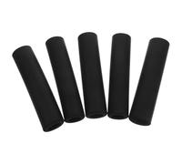 VANZACK Manchon de manche à balai en éponge absorbante 5 pièces noir pour nettoyage de sol et à domicile, installation facile, protection antidérapante pour tiges inox