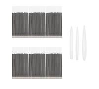VANZACK Moule à stylo à bille en silicone noir 3 pièces pour résine époxy avec 50 recharges de stylos à bille, moule à stylo pour étudiants et créateurs