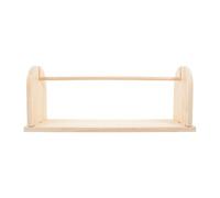 VANZACK Présentoir de Rouleau de Papier en Bois Distributeur de Papier Artisanal de Bureau Design Stable Distribution Régulière pour Fil Atelier et Studio Enseignants et Parents