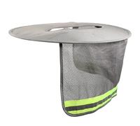 VANZACK Sandales Respirant Casque de Femme pour Chantier Pare-Soleil Polyester Protection Solaire Réfléchissante en Travailler en Extérieur