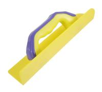 VANZACK Truelle de Finition Plastique Jaune pour Angles de Mur et Plaques | Application D’enduit, Effet Lisse et Uniforme, Nettoyage Facile, pour Murs et Plaques de Plâtre