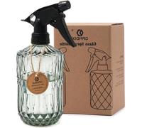 Vaporisateur à main – Brume fine pour le jardin et la maison – 0,43 l – Vert clair – Verre