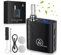 Vaporisateur d'herbes - S6 - Réglage précis de la température - Chambre à herbes en acier inoxydable - Recharge USB-C - Minuterie - Écran OLED - Saveur pure