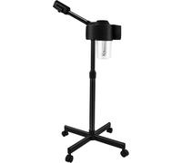 Vaporisateur facial vertical, sauna faciale pour instituts de beauté, vaporisateur mobile, brume chaude, humidificateur d'air, réglable en hauteur, appareil à vapeur pour usage domestique, salons de b
