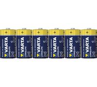 Varta Piles alcalines Longlife Extra C (LR14) 1,5 V – Lot de 6 blister – Fabriqué en Allemagne