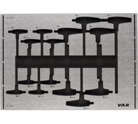 VAR Organisateur de tiroir hexagonal/Torx - Rangement ordonné des outils...
